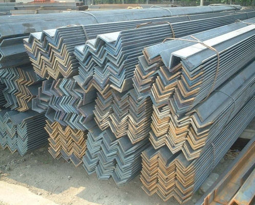 Standard AiSi Q235 Q235B Q345 Bar angolare di acciaio a bordi disuguali equilaterali per la costruzione di strutture edilizie