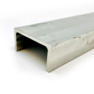 Profili di acciaio inossidabile laminato a freddo personalizzabili tipo canale U con finitura superficiale TSHS/2B/THS/2D/BA/2BB/No.3