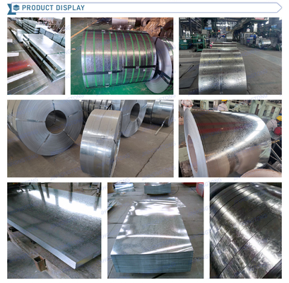 Di alta qualità DX51d 0,2 mm Z80-225 g lamiere di metallo galvanizzate laminate a freddo lamiere di acciaio galvanizzato GI in vendita