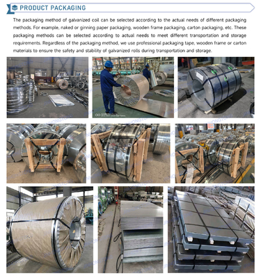 Di alta qualità DX51d 0,2 mm Z80-225 g lamiere di metallo galvanizzate laminate a freddo lamiere di acciaio galvanizzato GI in vendita