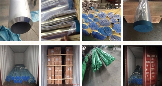 ASTM 301 302 304 305 304L 316 316L tubi di acciaio inossidabile industriali laminati a caldo