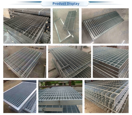 S235jr Acciaio 25x3 30x3 25x5 legno per pavimenti galvanizzato a caldo griglie di scarico di acciaio