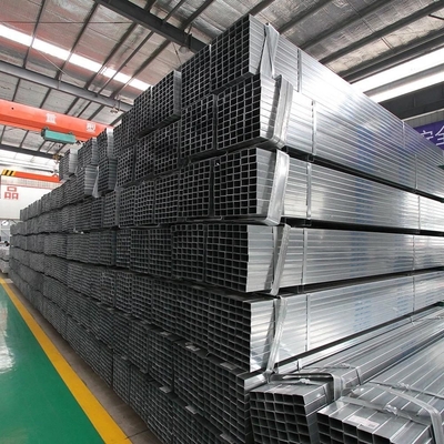 40x40 tubo quadrato tubo di acciaio Astm profilo Ms tubo quadrato galvanizzato quadrato e acciaio rettangolare entro 7 giorni Q235 Q195 St37