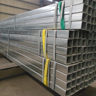 En10219 St37-2 20x20 25x25 40x40 50x50 60x60 20x40 30x50 150x150 Tubo a sezione cava quadrata di acciaio galvanizzato rettangolare
