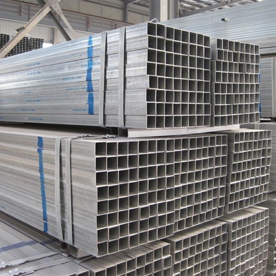 En10219 St37-2 20x20 25x25 40x40 50x50 60x60 20x40 30x50 150x150 Tubo a sezione cava quadrata di acciaio galvanizzato rettangolare