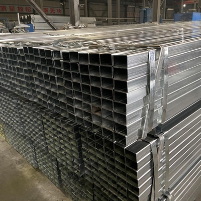 En10219 St37-2 20x20 25x25 40x40 50x50 60x60 20x40 30x50 150x150 Tubo a sezione cava quadrata di acciaio galvanizzato rettangolare