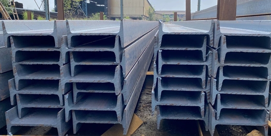 Materiale da costruzione Casa Strutturale Trave di acciaio al carbonio laminata a caldo 10 X 10 6m Trave di acciaio mite H I sezione