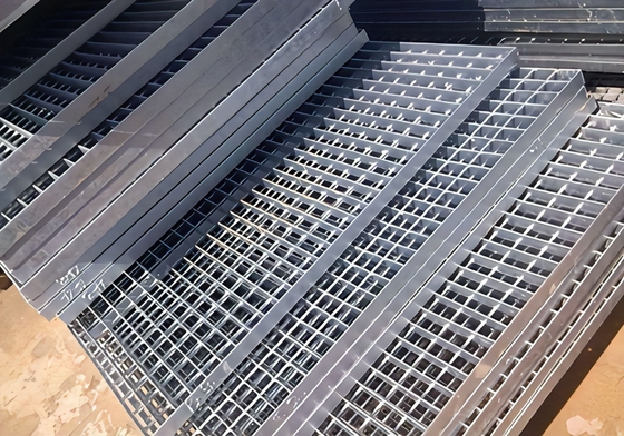 Materiale standard Q235 201 304 316 Griglie in acciaio galvanizzato per pavimenti, coperture di pozzi, drenaggio, griglie, piattaforme