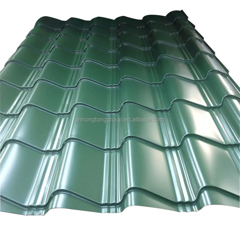 PPGI Piattaforma di tetto in acciaio galvanizzato in ferro corrugato preverniciato in colore rivestito CGI con spessore 0,2 mm e certificato GS