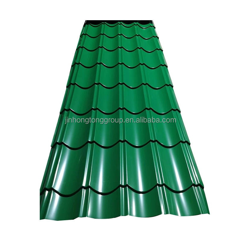 DX51D Grade Color-coated CGI corrugato galvanizzato foglio di tetto in ferro/acciaio per materiale da costruzione