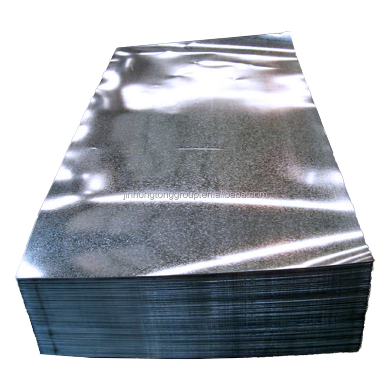 Piastra di ferro galvanizzato di spangolo normale di 1,5 mm di spessore Piastra galvanizzata di acciaio piatta per la consegna immediata dal cinese