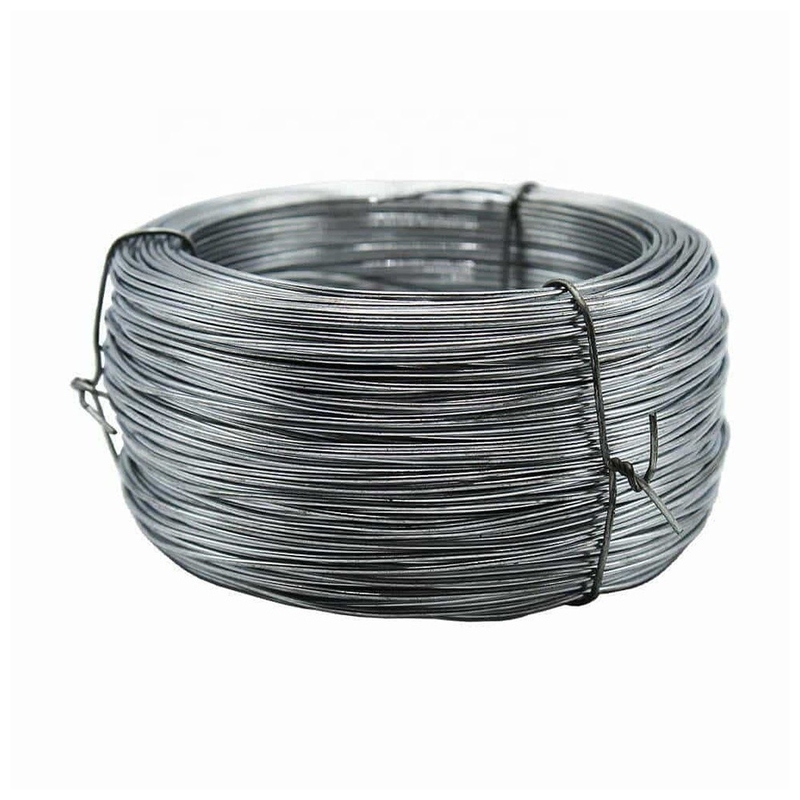 Zinc galvanizzato Bwg 16 20 Ferro metallo pesante Gi Acciaio rifornimento legatura filo di nylon rivestito filo di legatura per materiali da costruzione
