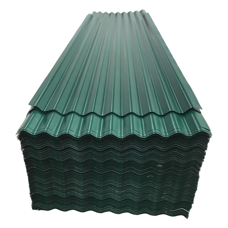 Tavolo colorato lamiera di acciaio galvanizzato lamiera di copertura corrugata colorata per materiali da copertura a termine FOB CIF CFR EXW