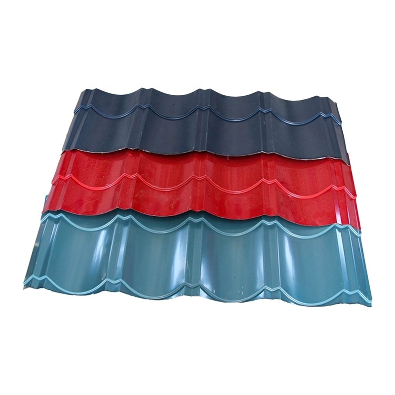 AISI/ASTM/JIS/EN/GB Standard Ppgl Color Coated Galvanized Steel Roof Sheet for Customized Width Grey Color Roofing