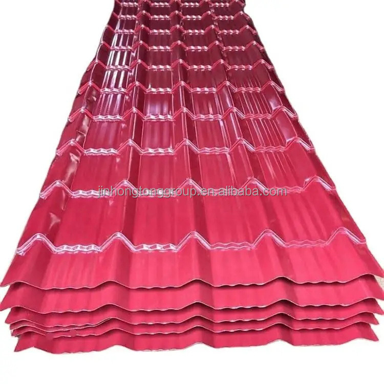 32 calibro di colore rosso galvanizzato colorato rivestito di acciaio di copertura per la rigidità e la tolleranza
