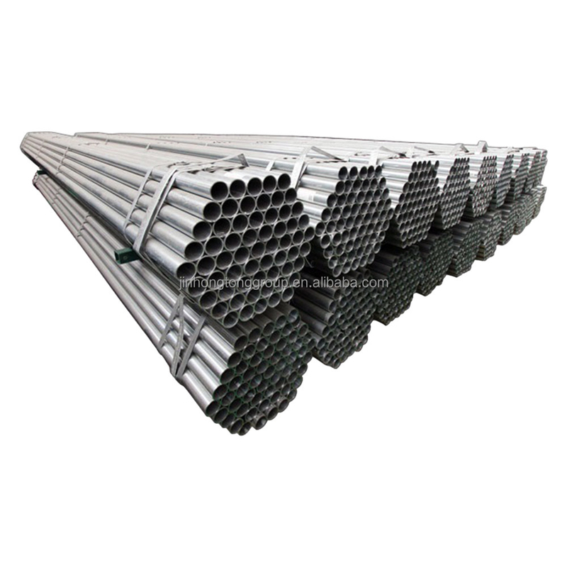 Tecnica tubo di acciaio al carbonio galvanizzato rotondo laminato a freddo rivestito di zinco 200-700 g/m2