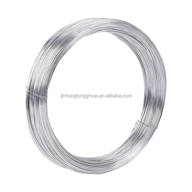 Bwg16 Bwg20 Bwg21 Fencing Wire Galvanizzato Acciaio a basso tenore di carbonio Galvanizzato Wire per legare e mesh Diametro 0,2 mm-8 mm Flat Wire