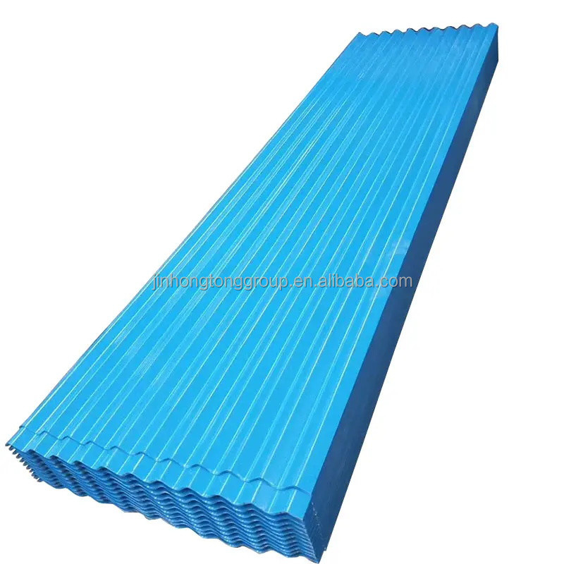 Materiale da costruzione SGCC/SGCD/SGCE/DX51D/DX52D/S250GD/S280GD ASTM A792 Lastra di copertura in metallo ondulato galvalume rivestito di colore
