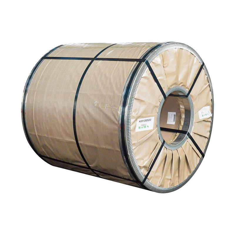 AiSi Standard S350GD SGH340 S500GD Galvanizzato Aluminio Magnesio Acciaio bobina laminata a freddo Spangle regolare Zn Al Mg bobine