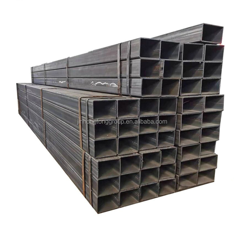 1.2-2mm Spessore tubo di acciaio quadrato MS nero ferro di carbonio RHS SHS tubo di acciaio rettangolare 25*25 Q235b 200x200 per prodotti