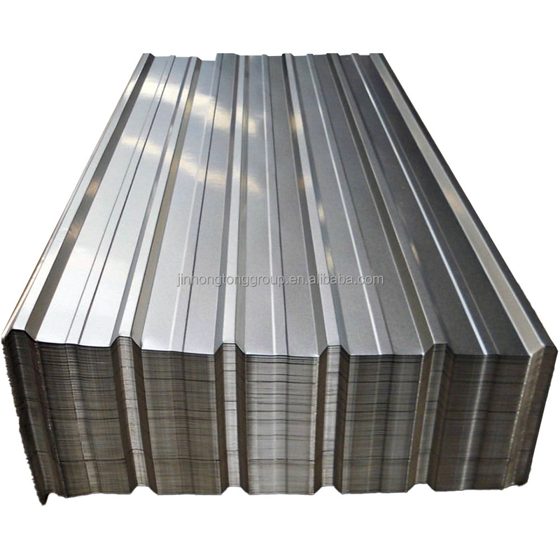 Z61-Z90 Rivestimento Piastrelle di tetto in acciaio Gi Piastra tipo T Piastrelle ondulate Dimensioni e piastrelle personalizzate DX51D Lastre di tetto galvanizzate