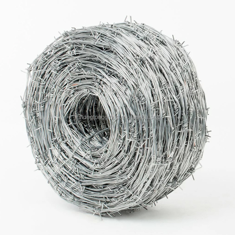 500 metri di filo di ferro galvanizzato spinato per recinzione campione di filo di filo di misura 1,4 mm-2,6 mm galvanizzato
