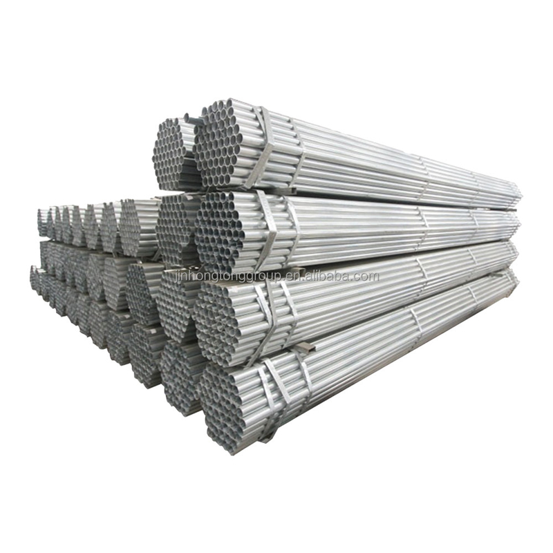 Servizio di lavorazione di tubi di acciaio galvanizzati rotondi con rivestimento in zinco A53 A106 per S235jr S355jr