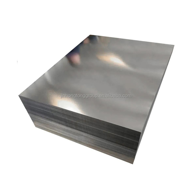 Fogli di acciaio galvanizzato a caldo DR8 DR9 T4 T5 di lamiera elettrolitica per superfici luminose e rivestimento di latta 0,005-0,015 mm
