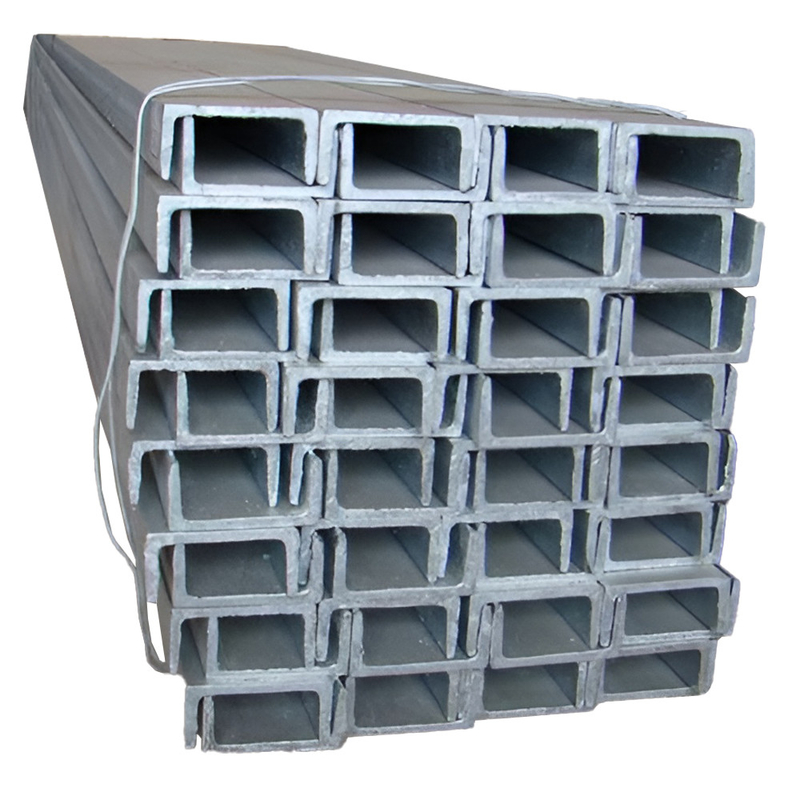 Acciaio in forma di U non legato per la costruzione e per la meccanica strutturale a carbonio non perforato JIS G3101 SS400 SS540