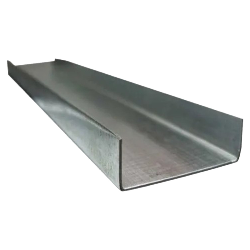 Galvanizzato canale traccia U traccia Q235B SS400 Q345B laminato a caldo in acciaio da carbonio leggero u canale c canale Standard ASTM
