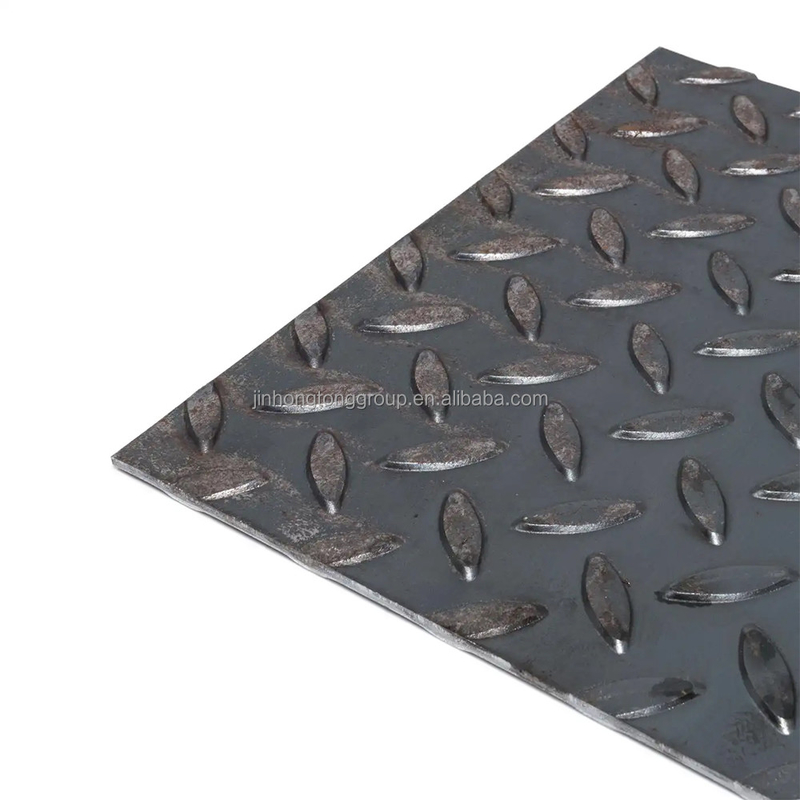 347 ASTM Standard S235 Calcolatore di peso della piastra a quadri 4,5 mm Antislip MS Piastra a quadri in acciaio mite