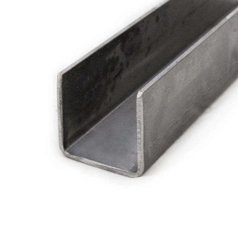 0Spessore di.8 mm-3.0 mm Acciaio al carbonio a canale U non legato per il sistema di supporto Q235 Q345 SS400 Materiale