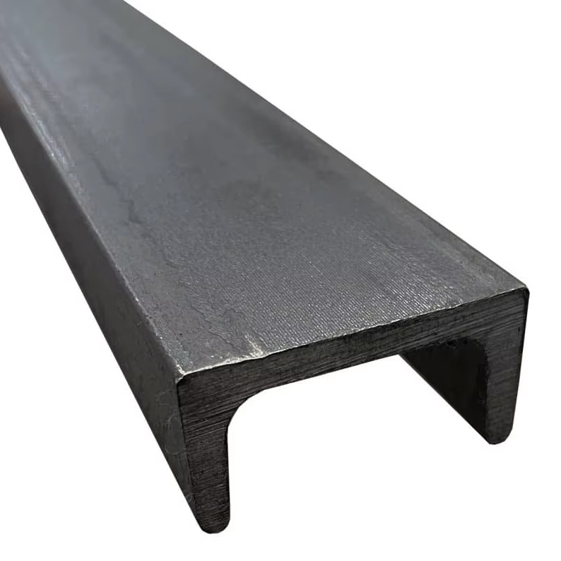 Q235 Q345 SS400 Materiale U-Channel Acciaio al carbonio 0,8 mm-3,0 mm Spessore 100% Tolleranza testata ± 1% per il sistema di supporto