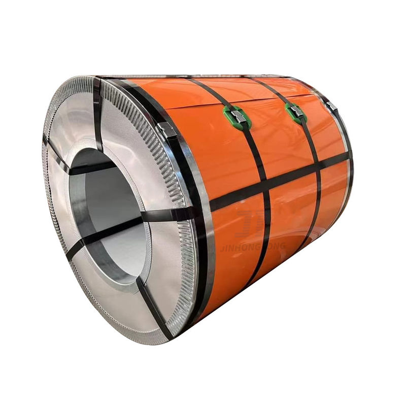 Servizio di taglio PPGI bobina 0,31*1200 RAL 2004 Z100 Rivestita bobina di acciaio ondulato di zinco PPGI Spessore 0,28 mm Colore cenere