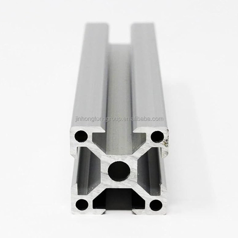 Fabrica personalizzazione Anodizzato Aluminico industriale 6063 Profilo di alluminio 40 * 80 T Profil di estrussione di alluminio slot