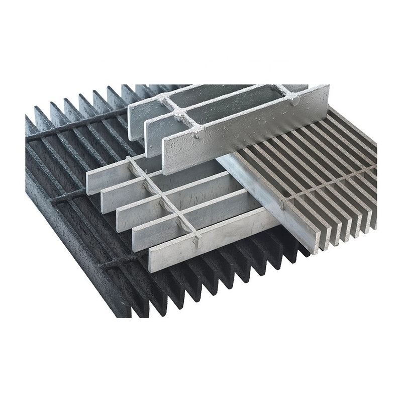 Materiali di costruzione compositi galvanizzati utilizzati 32 x 5 mm Piastra di controllo Peso di griglia di copertura di acciaio ispessito