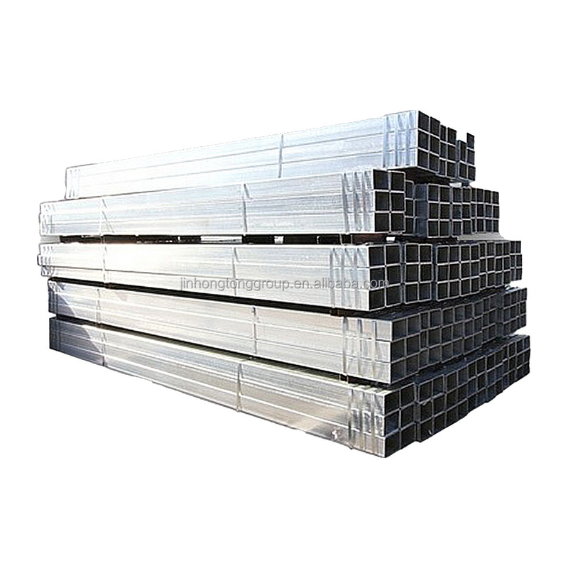 Astm Standard St37 Tubo quadrato cavo di 2,5 pollici tubo di acciaio galvanizzato tubo quadrato galvanizzato a caldo con saldatura e senza cuciture