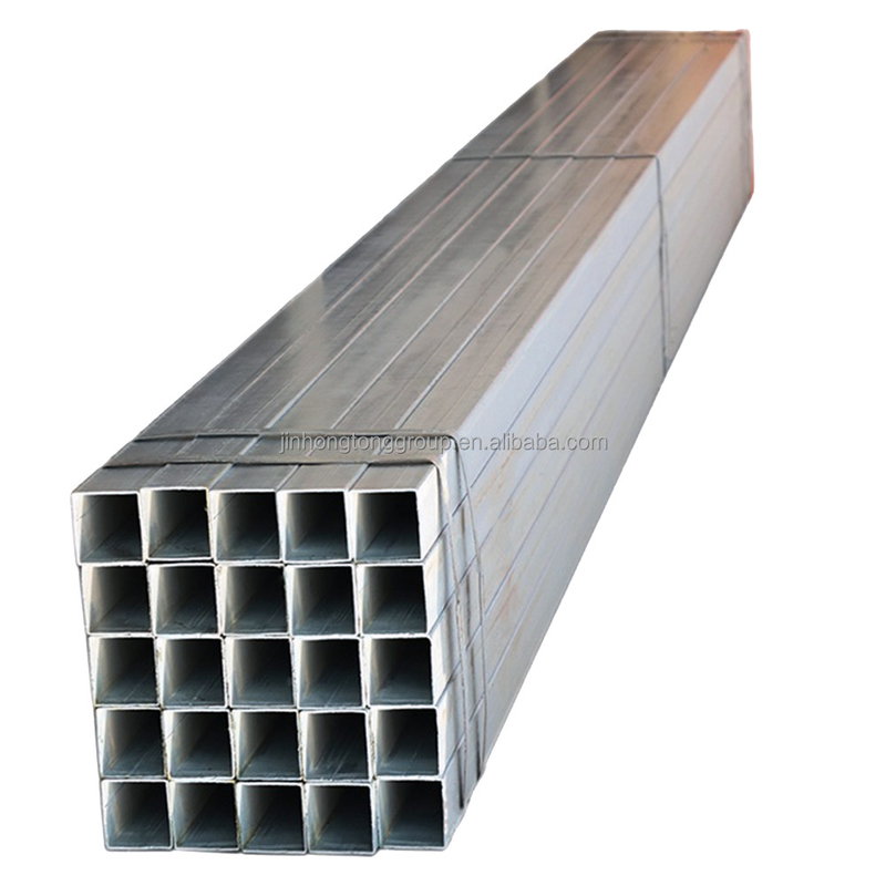 En10219 St37-2 20x20 25x25 40x40 50x50 60x60 20x40 30x50 150x150 Tubo a sezione cava quadrata di acciaio galvanizzato rettangolare