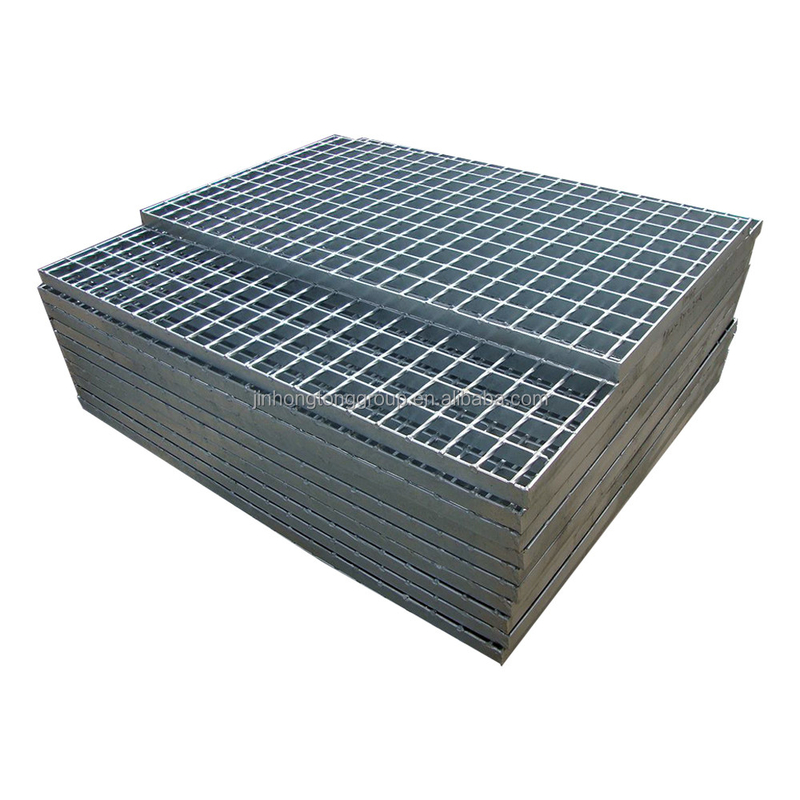 Materiale standard Q235 201 304 316 Griglie in acciaio galvanizzato per pavimenti, coperture di pozzi, drenaggio, griglie, piattaforme